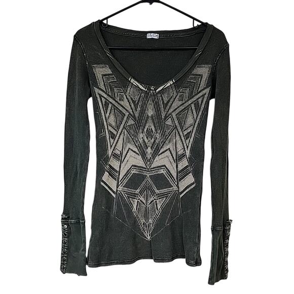 Idylle Damsel Snap Button Cuff Thermal - Picture 2 of 5